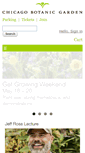 Mobile Screenshot of chicagobotanic.org