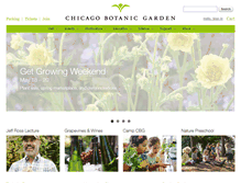 Tablet Screenshot of chicagobotanic.org